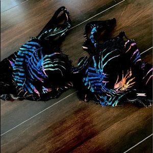 Pink Victoria’s Secret Sheer Bra